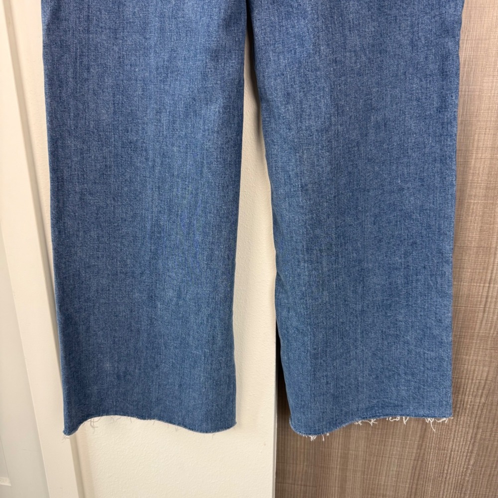 NEW Paige Anessa 31" High Rise Wide Leg Jeans in Viva Size 28 - Picture 12 of 15